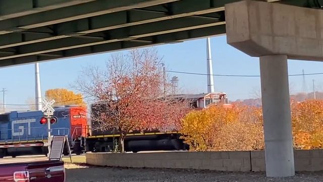 Canadian National L586 in Dubuque, IA смотреть онлайн