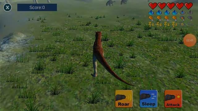 dinossaur sim parte 3# jogando de carnotauro e dimetrodon смотреть онлайн