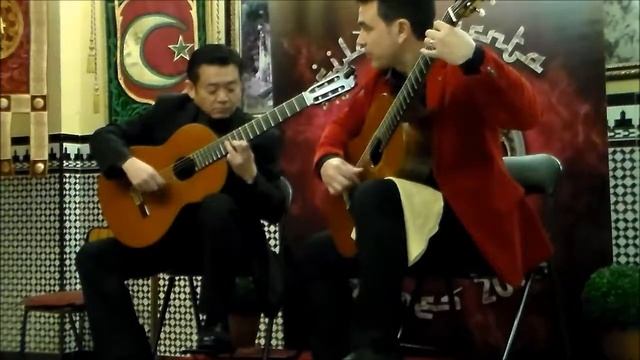 Recuerdos de la Alhambra dos guitarras - Francisco Tárrega Arr. José Luis González смотреть онлайн