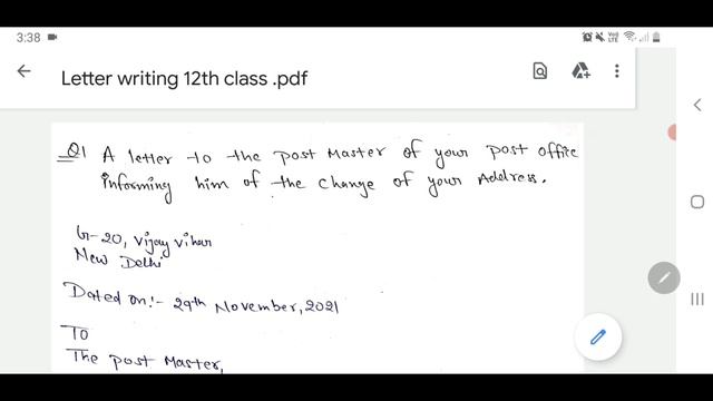 How To Write Letter In English | Nios class 12 english letter writing смотреть онлайн