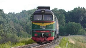 Д49 выручает ДР1А. Тепловоз М62-1554 с дизель-поездом ДР1А-153
