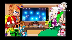 Реакция фнаф 9 на фнаф 1 (Песня)