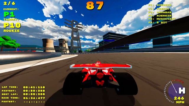 Virtua Racing Reborn...Again! Super Polygon GP is Here! смотреть онлайн