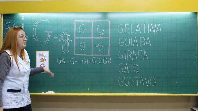 Português - Profa. Milena - Pré I - Letra G смотреть онлайн