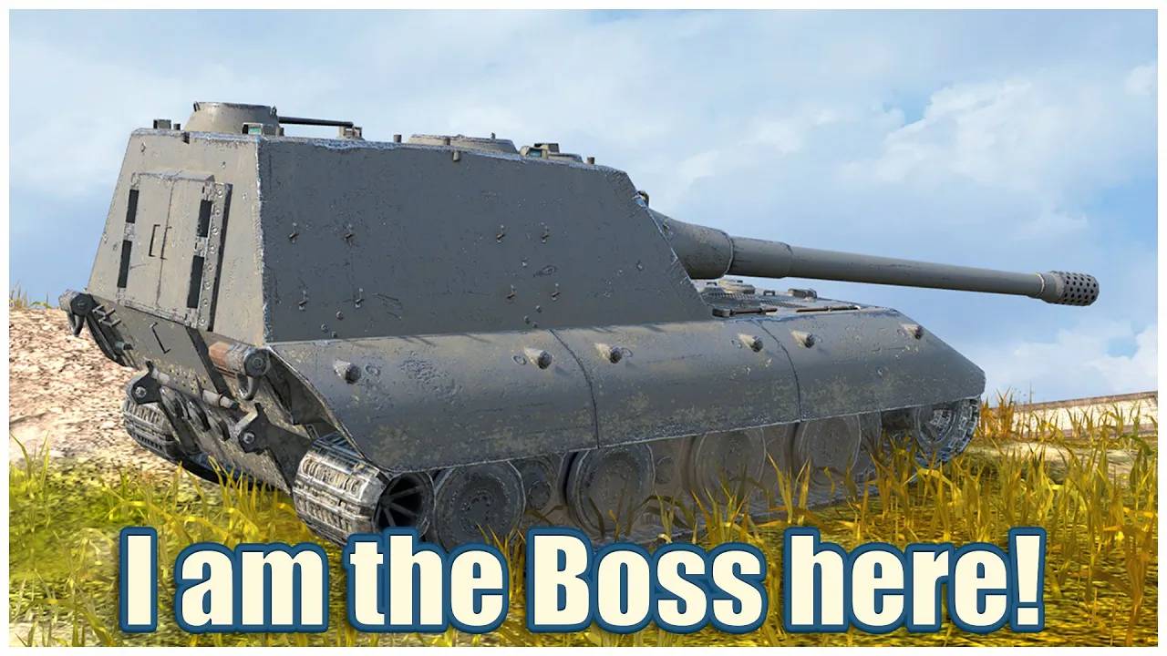 Jagdpanzer E 100: Я здесь Босс! Tanks blitz смотреть онлайн