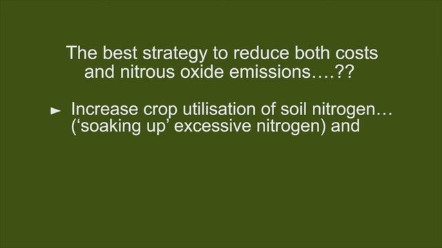 Improving the bottom line through improved nitrogen fertiliser use efficiency смотреть онлайн