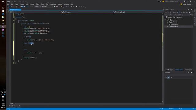 C# Tutorial - Podmínky a switch #6 смотреть онлайн