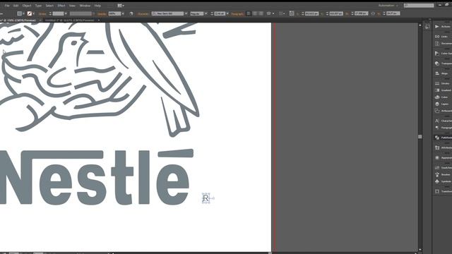 Nestle logo design in illustrator смотреть онлайн