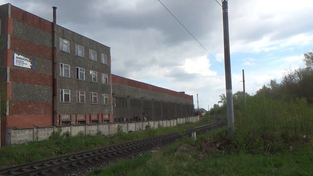 ЧМЭ3-5242 с пригородным поездм, перегон Ижевск-Заводская смотреть онлайн