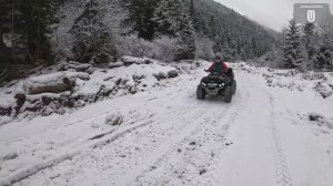 Снежный покатушки на квадроциклах BRP