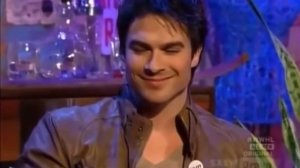 Ian Somerhalder staring at the CAMERA