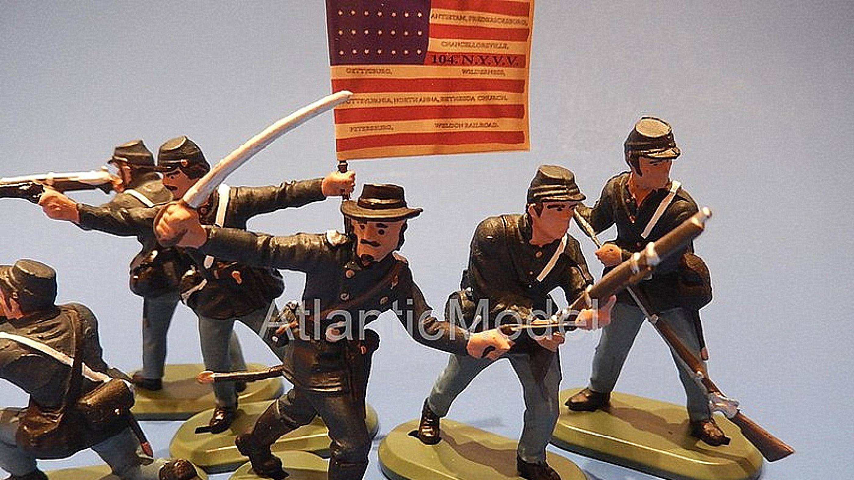 солдатики Britains Федерация Пехота #03 104-й полк добровольцев штат Нью-Йорк В коробке ACW6 смотреть онлайн