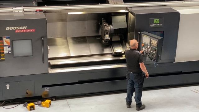 Doosan PUMA 3100 ULY CNC Lathe new 2012 MACH4METAL 6204 1-3 смотреть онлайн