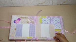 Скрапбукинг. Альбом первого года жизни малышки.