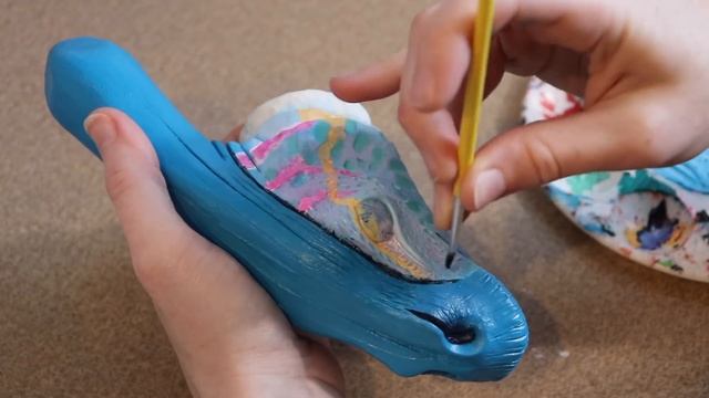 Pastel Parasaurolophus || Posable ArtDoll Tutorial