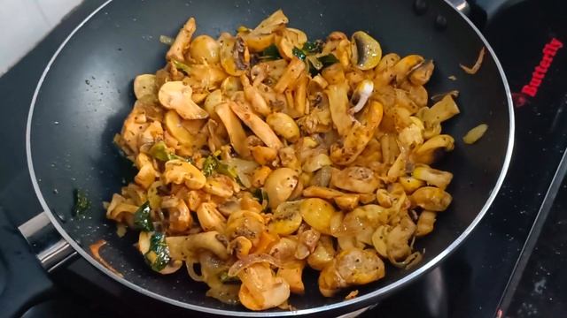 Mushroom Pepper Fry @Loveto_Live_and_Eat #mushroom #mushroomcurryrecipe смотреть онлайн