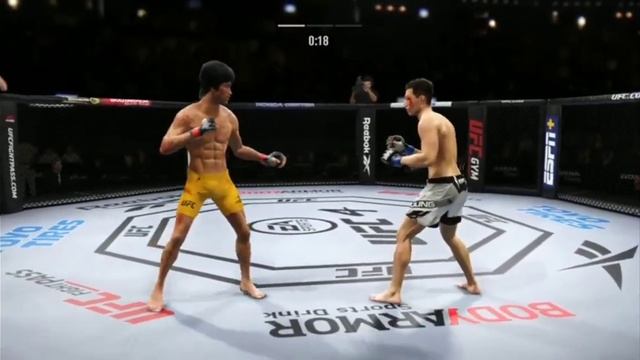 Bruce Lee vs Chan Sung Jung UFC 4 I EA SPORTS смотреть онлайн