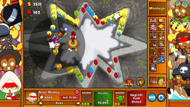 Lets Play Bloons Monkey City ZOMG Hard and Heavy Hard Mountain Map No Commentary 700 смотреть онлайн
