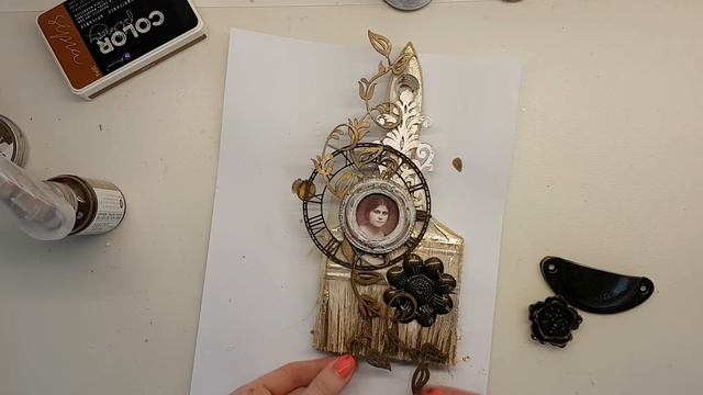 Vintage Altered brush tutorial смотреть онлайн