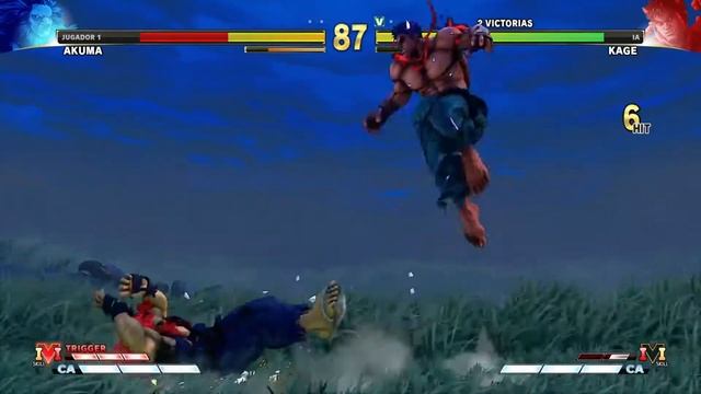 STREET FIGTHER V® / Akuma vs Kage. / modo vs cpu. смотреть онлайн