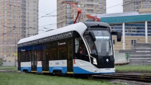 любимые строгинские трамваи и автобусы и песня Андрей губин облака подпишитесь и поставьте лайк