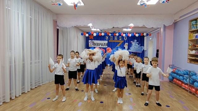 Танец на 23 февраля, День России. Флешмоб "Вперёд Россия! " смотреть онлайн