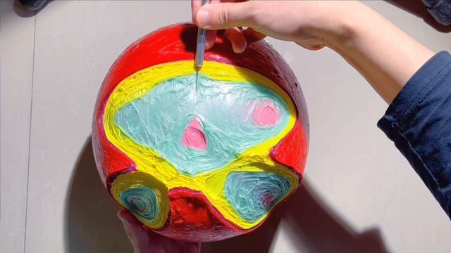 ASMR ✨The Biggest colors Tape Ball Cutting「4min」 | Relaxing and Satisfying Video丨1000 RMB Tape Ball смотреть онлайн
