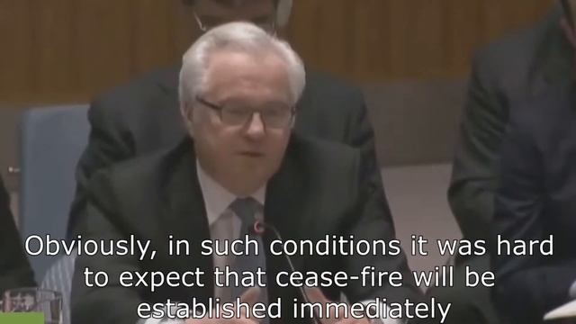 Russia's Permanent Representative to the United Nations Vitaly Churkin slip of the tongue смотреть онлайн
