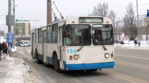 Троллейбус Екатеринбурга ЗиУ-682Г [Г00] борт. №159 маршрут №36 на остановке «Трансагенство»