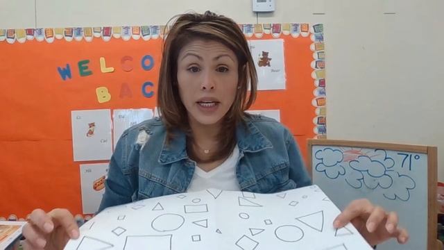 Home Activity with Teacher Lisa, Focus: Math/ Shape Hunt Activity смотреть онлайн