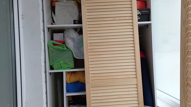 Делаем шкаф на балконе