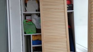 Делаем шкаф на балконе