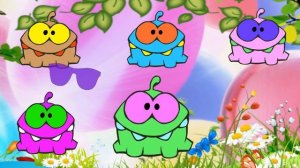 Разноцветные Ам Нямы /// АмНям обучает цветам