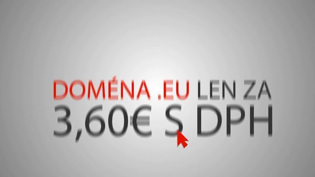 Doména .EU len za 3,60 od EXO HOSTING смотреть онлайн