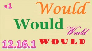 Английский язык ТРЕНАЖЕР 12.16.1 РАЗГОВОР О ЕДЕ. Глагол Would. Would like + глагол. Расширение. Ч. 1