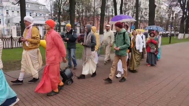 Харинама в Ярославле 08.05.2021 / Harinama in Yaroslavl 05/08/2021 смотреть онлайн
