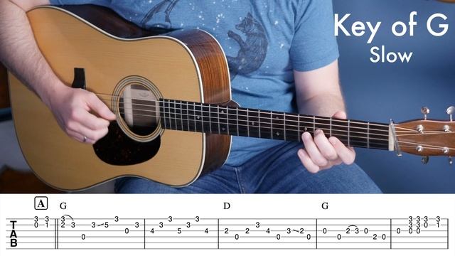 Wildwood Flower in G,C, D, and F! // Bluegrass Guitar Lesson смотреть онлайн