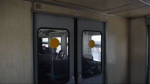 Электропоезд ЭД9М-0056. Покатушки от Алтайской площадки до 10км.