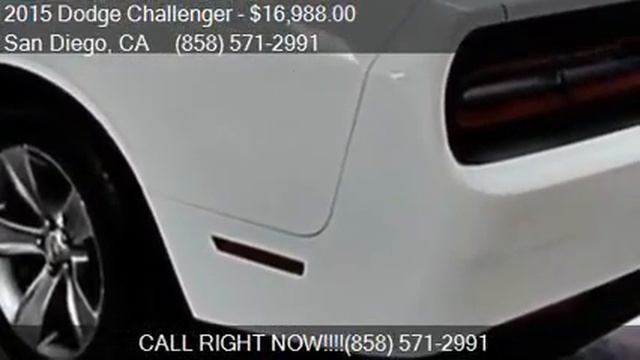 2015 Dodge Challenger SXT 2dr Coupe for sale in San Diego, C смотреть онлайн