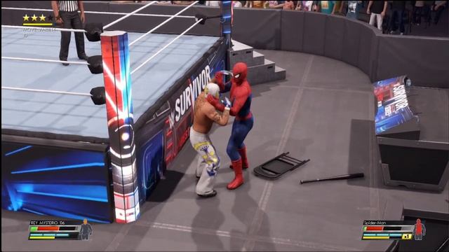 Spiderman Vs Rey Mysterio - WWE2K22