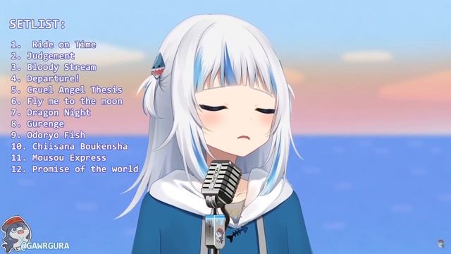 Gawr Gura Sings Baka Mitai смотреть онлайн