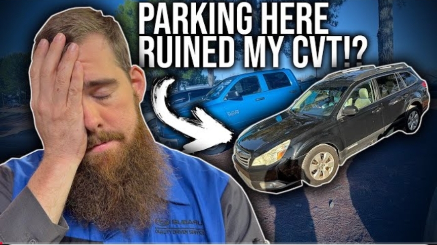 Припарковал Свой Subaru На Холме, И Из-за Этого У Моего Вариатора Соскользнула Цепь?! смотреть онлайн