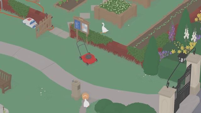 Untitled Goose Game Playthrough Part 1 - Dad & Talia lookin' for trouble in town. смотреть онлайн