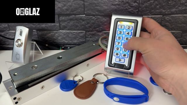 Подключение и настройка СКУД с электромагнитным замком и кодонаборной клавиатурой смотреть онлайн