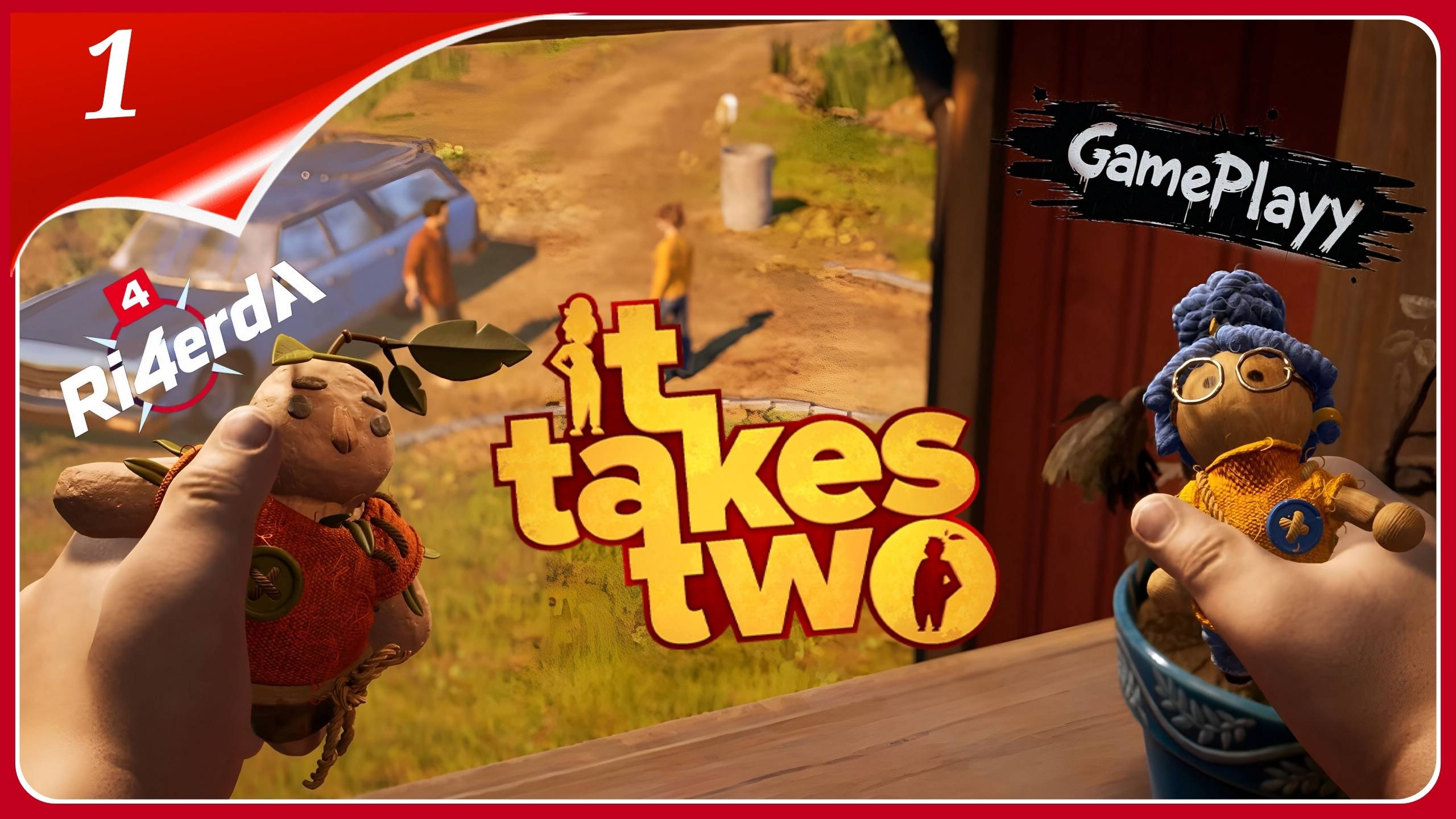 Стань Командой: Прохождение It Takes Two в Кооперативе Конечно Эмоции, Смех и Головоломки! смотреть онлайн