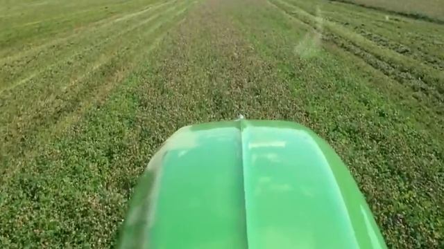 Mowing Red Clover with Real Time Kinematic (RTK) Satellite Navigation смотреть онлайн