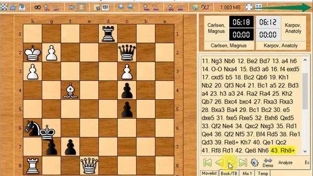Karpov anatoly and carlsen magnus 2009 11 16 0 1 a220 смотреть онлайн