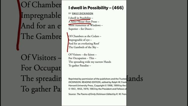I dwell in Possibility Poem !! 'I dwell in Possibility' by Emily Dickinson summary and analysis смотреть онлайн