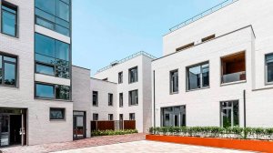 Кирпичный дом с высоты птичьего полёта | облёт фасадов из облицовочного кирпича