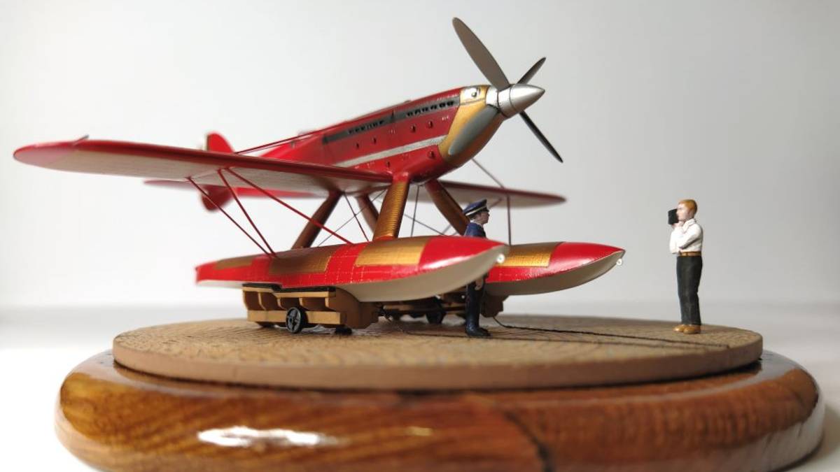 Постройка модели гидроплана Macchi-Castoldi M.C.72 1/72 самоделка